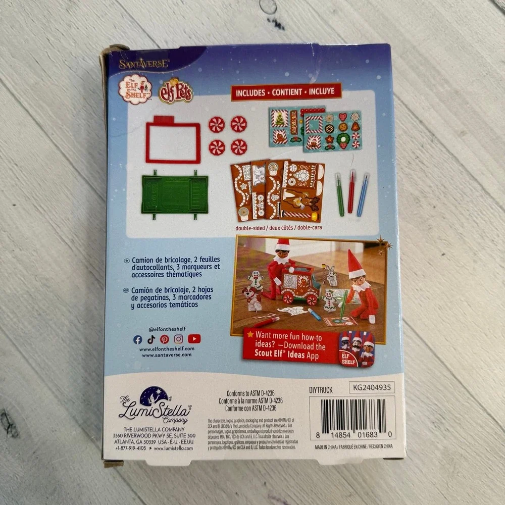 ELF on the shelf‎ polar props DIY sweet truck Micheal's exclusive NEW